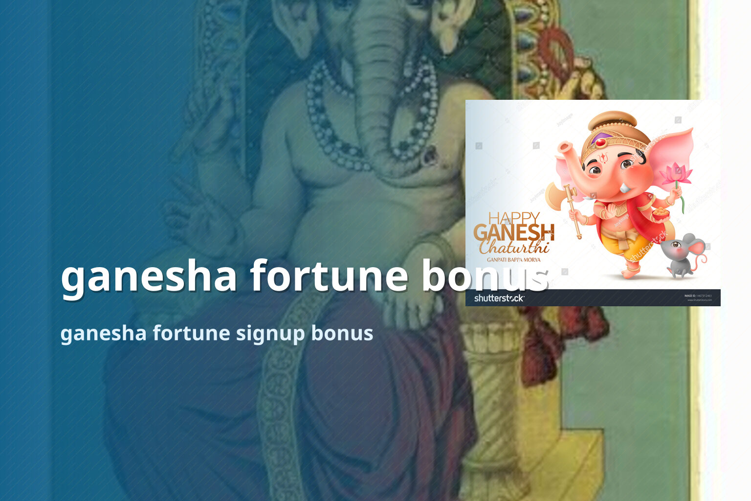 ganesha fortune bonus ganesha fortune signup bonus