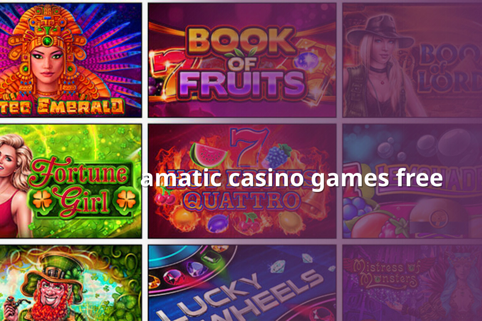amatic casino games free - slots
