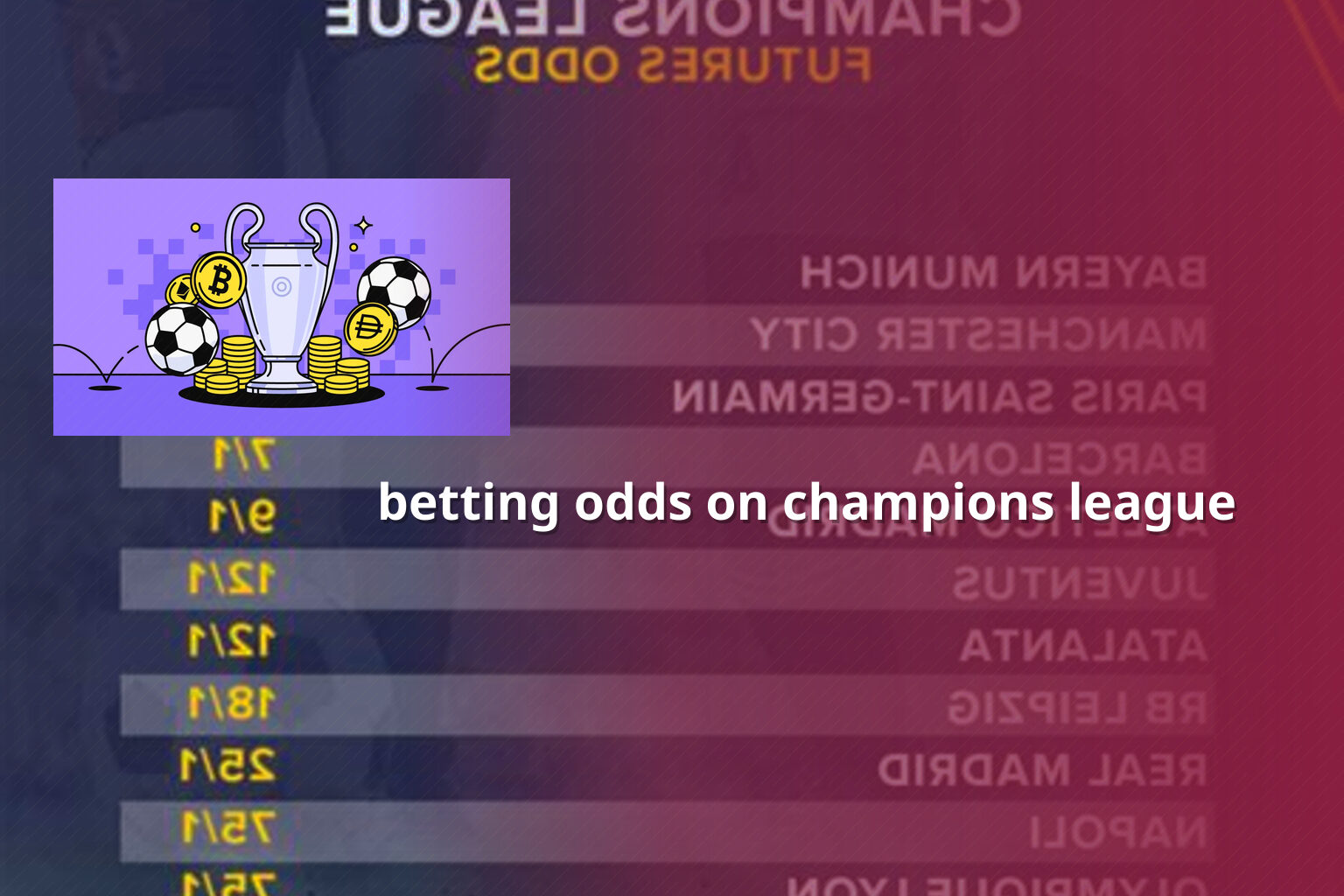 betting odds on champions league - online gaming