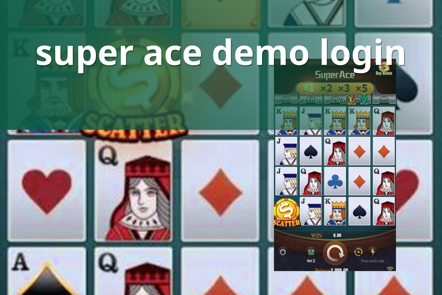 super ace demo login - slots