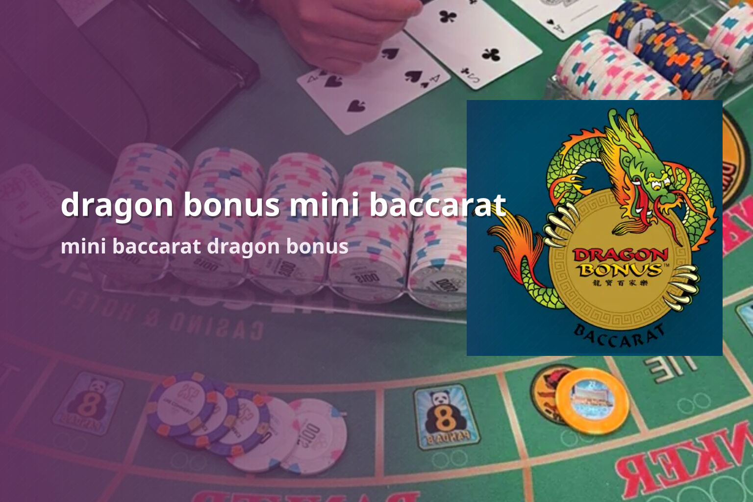 dragon bonus mini baccarat - slots