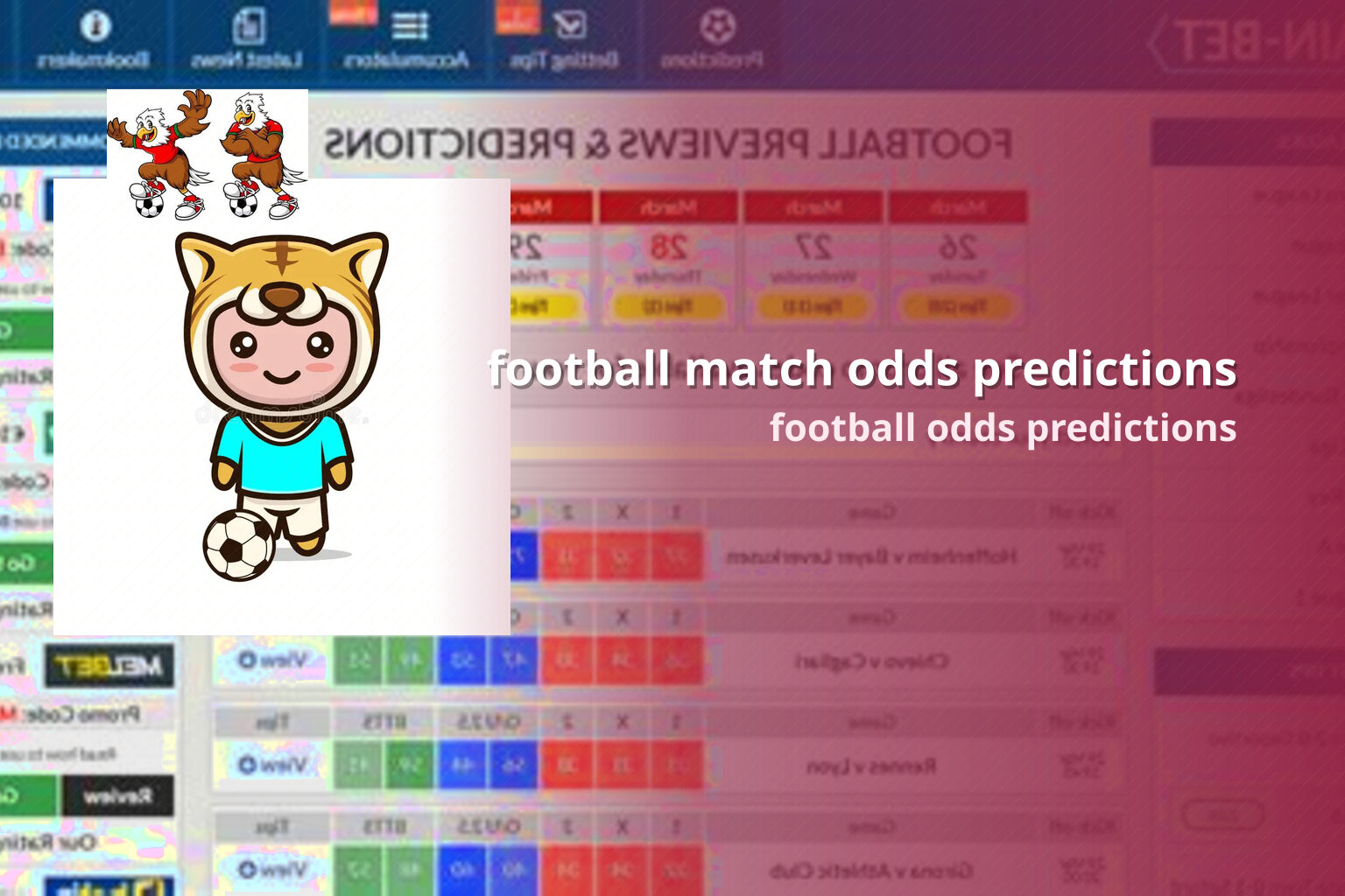 football match odds predictions football odds predictions