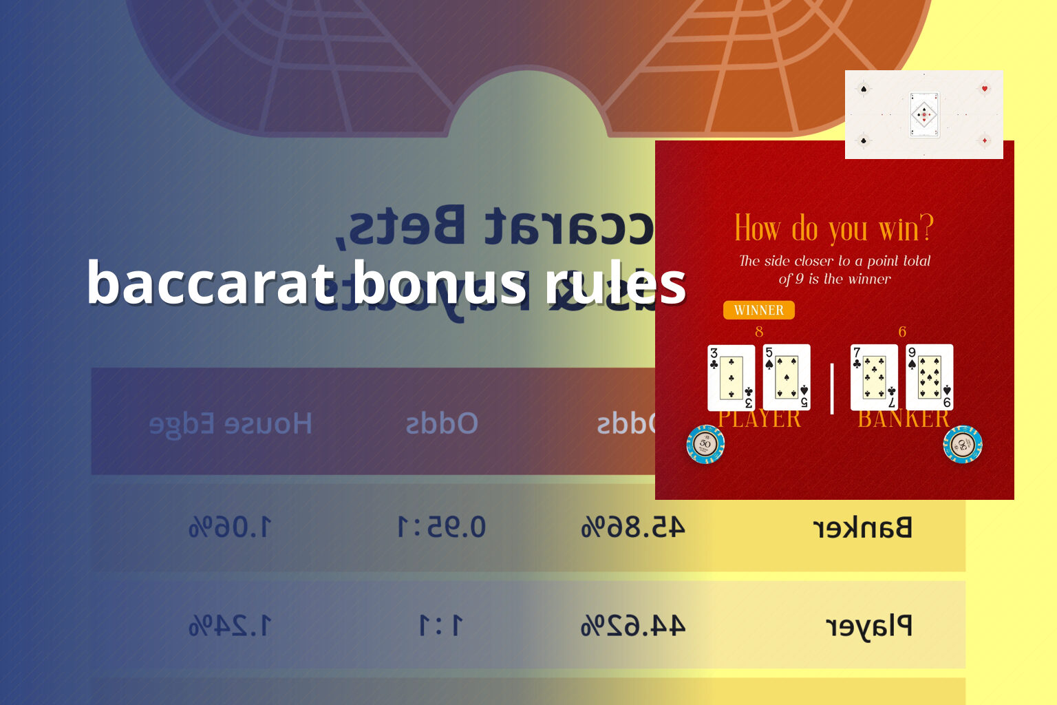 baccarat bonus rules - casino