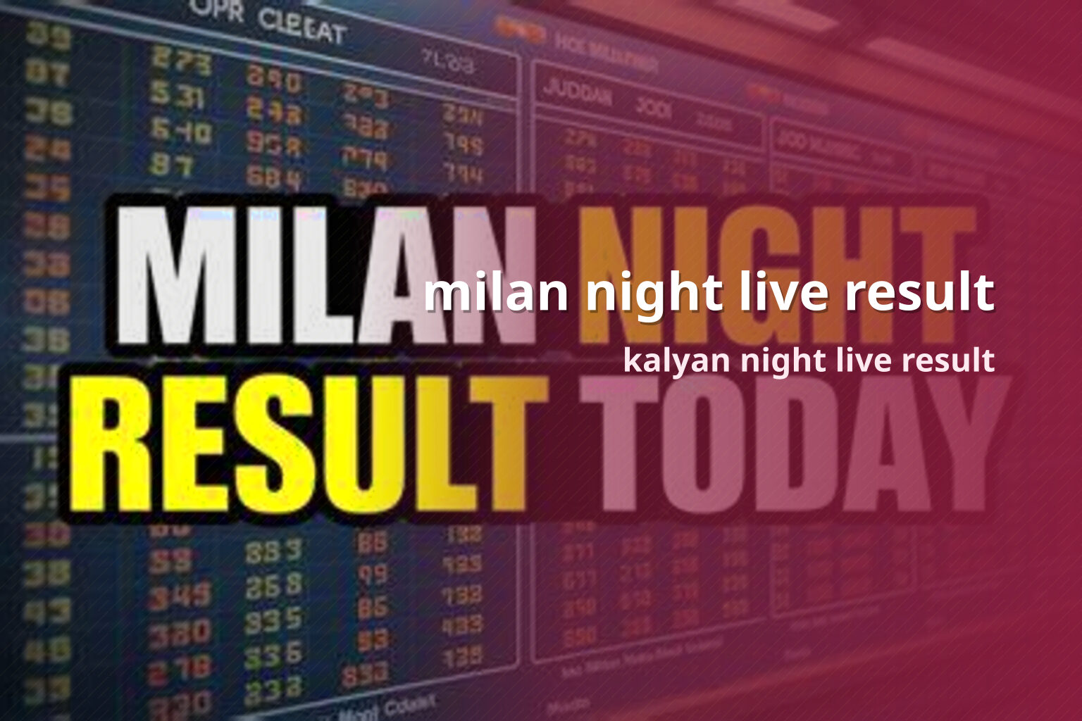 milan night live result - matka_satta