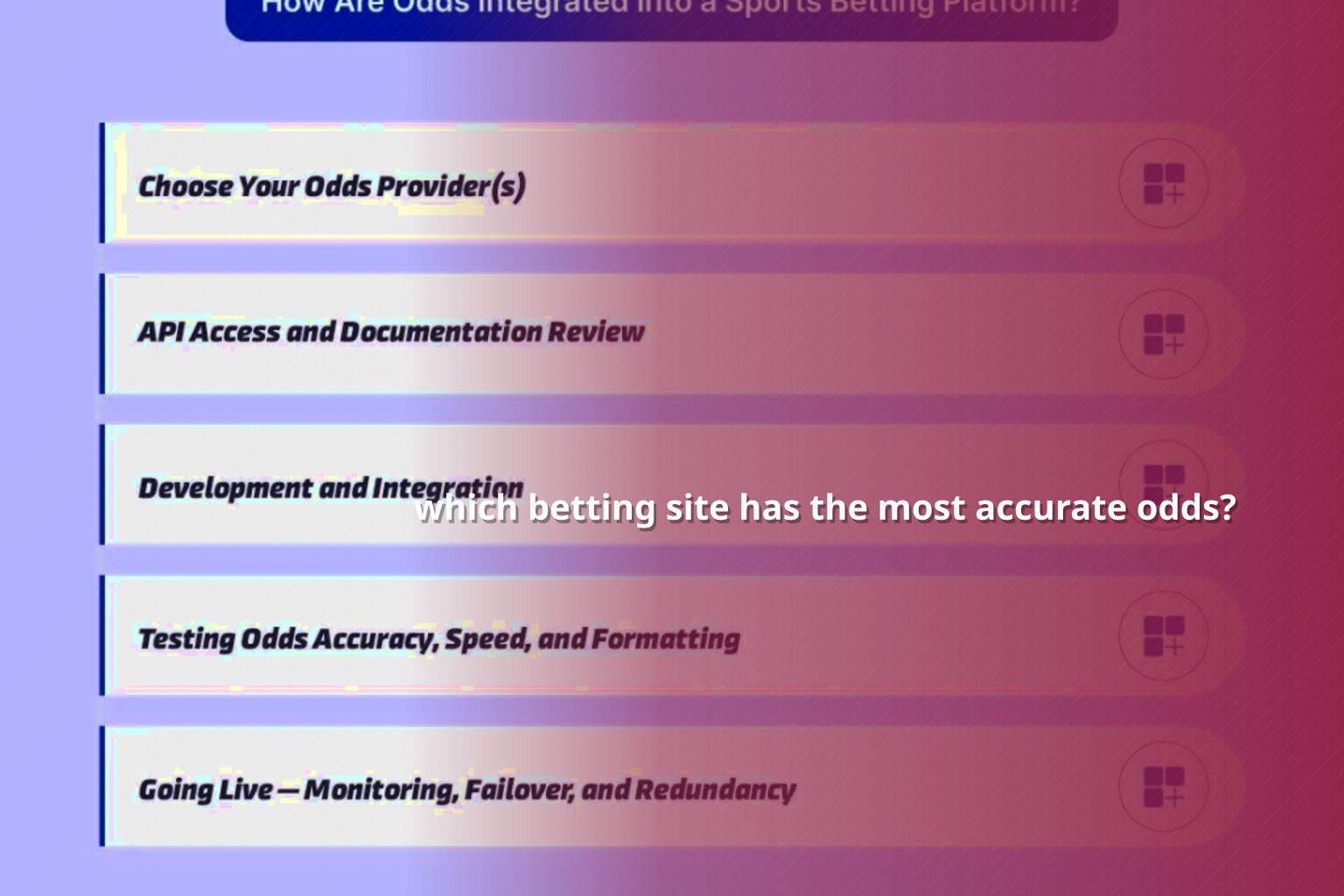 which betting site has the most accurate odds? - sportsbook