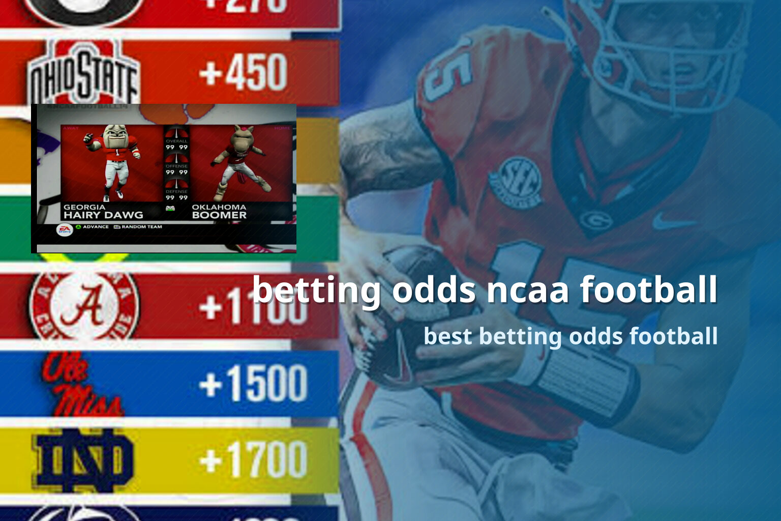 betting odds ncaa football best betting odds football