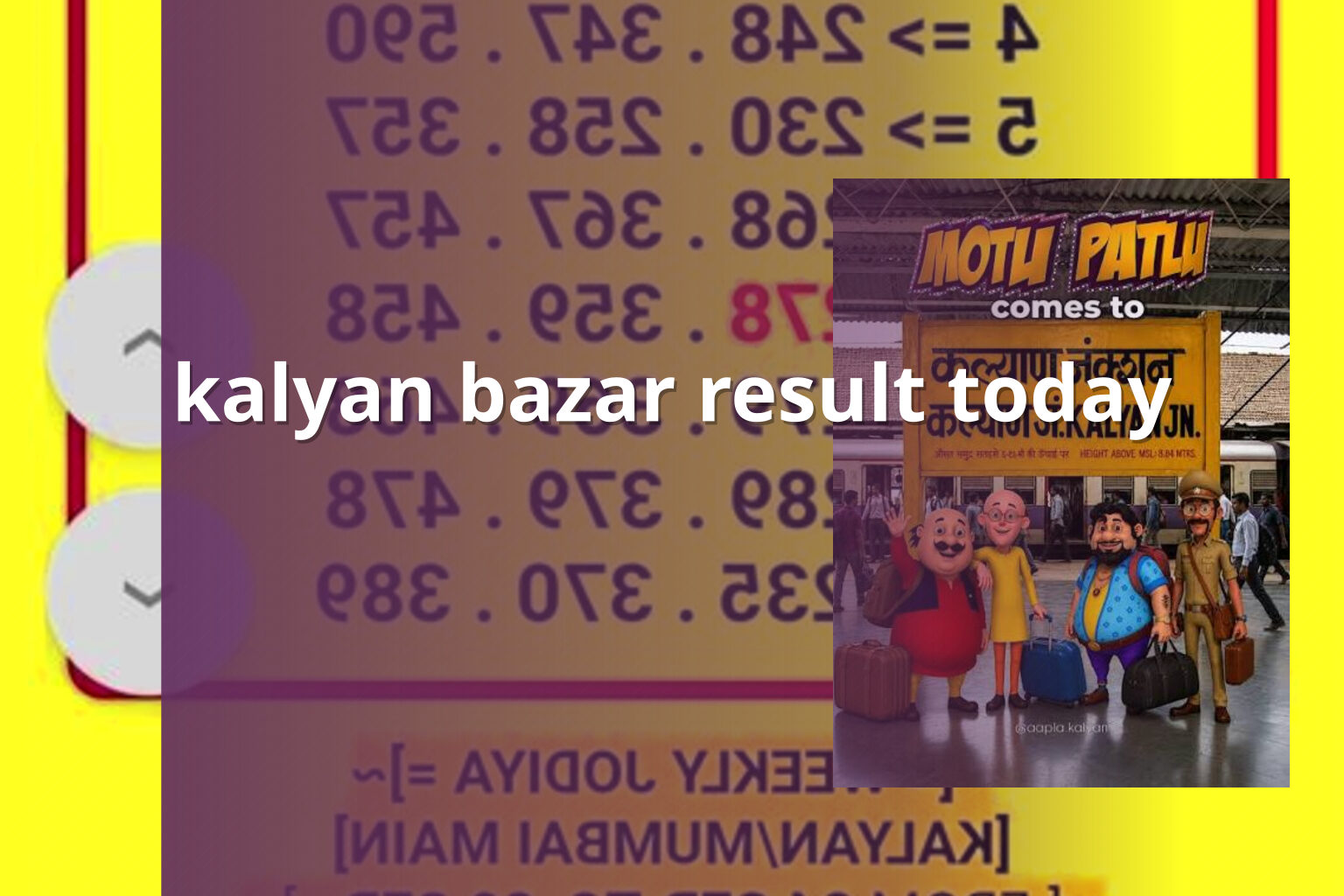 kalyan bazar result today - matka_satta