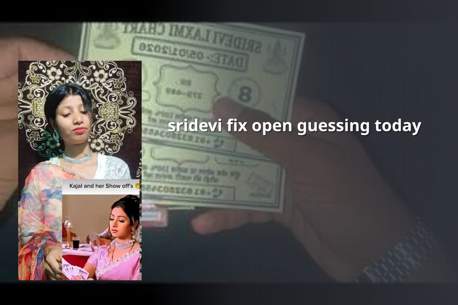 sridevi fix open guessing today - matka_satta