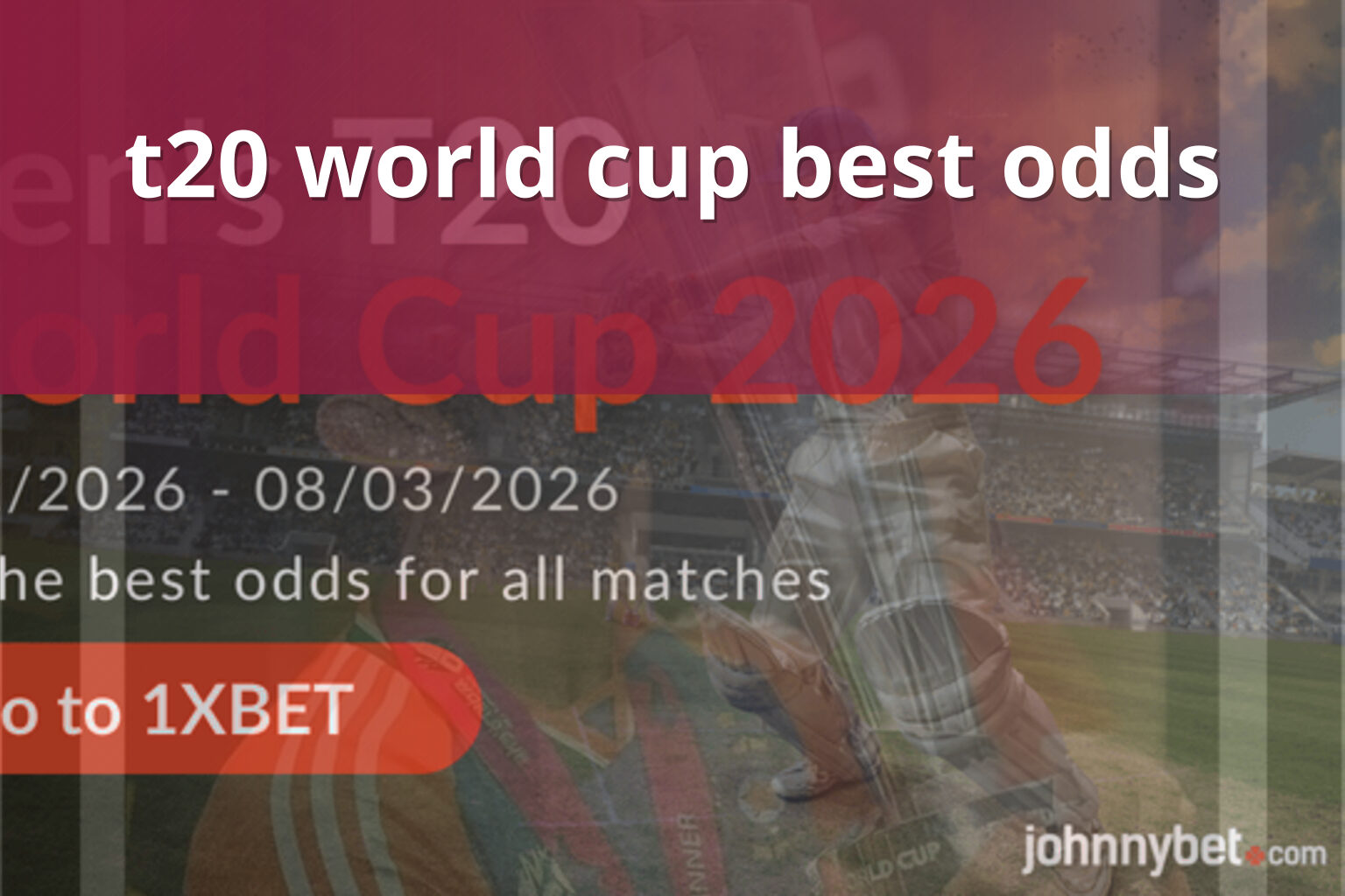 t20 world cup best odds - cricket_betting