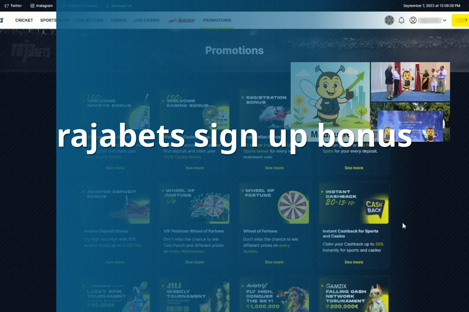 rajabets sign up bonus - gaming_brand
