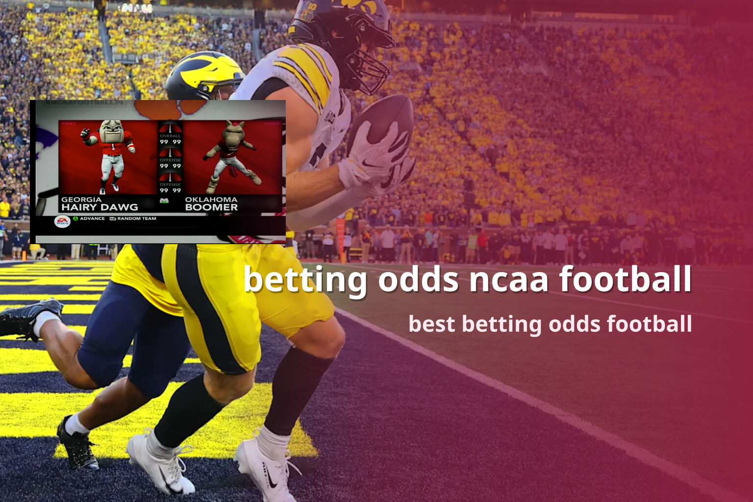 betting odds ncaa football best betting odds football