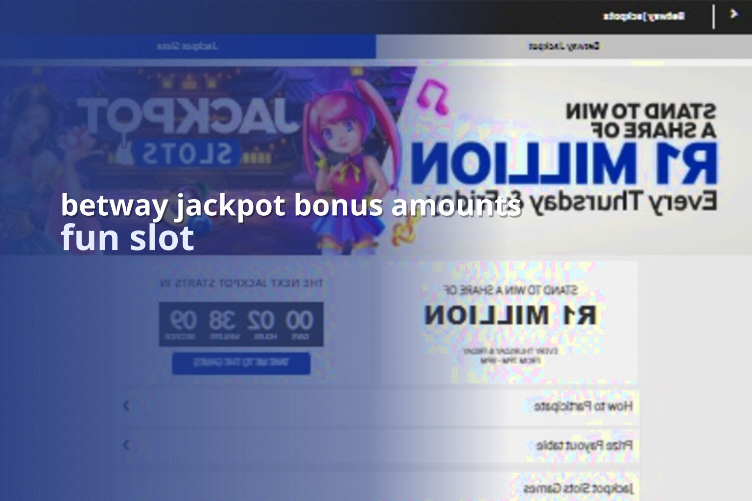betway jackpot bonus amounts fun slot