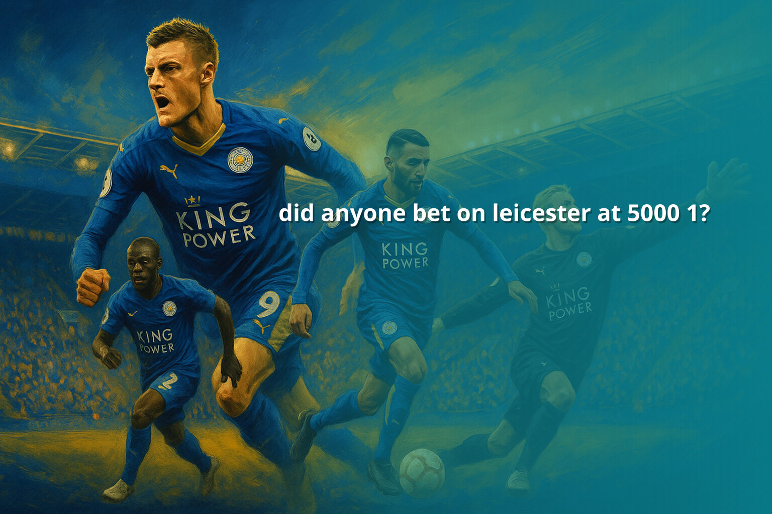did anyone bet on leicester at 5000 1? - sportsbook