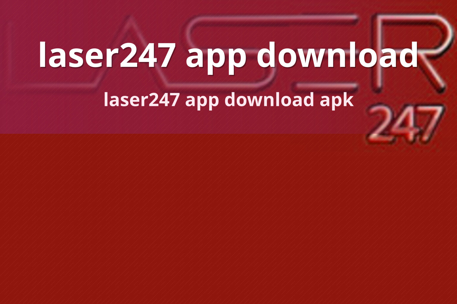 laser247 app download - gaming_brand