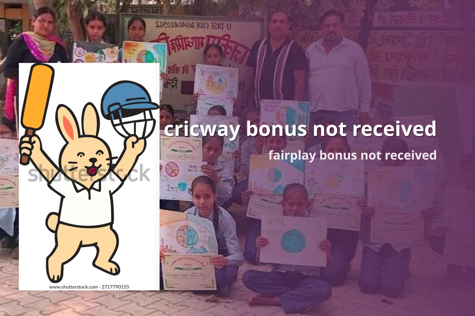 cricway bonus not received fairplay bonus not received
