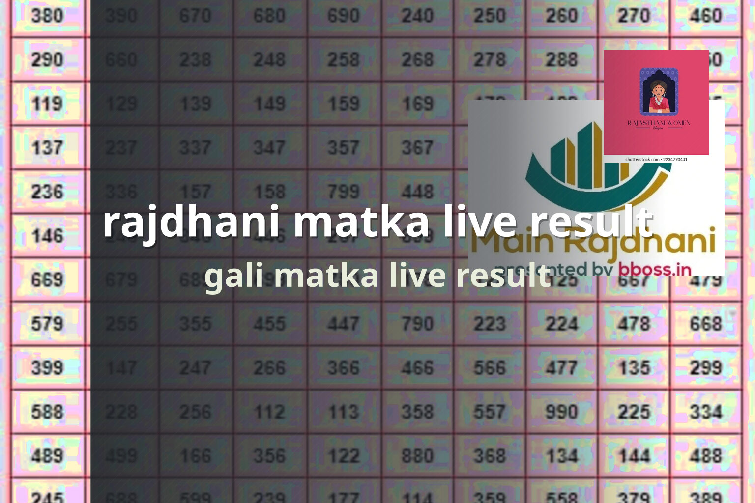 rajdhani matka live result gali matka live result