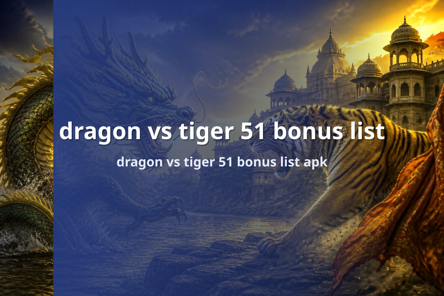 dragon vs tiger 51 bonus list dragon vs tiger 51 bonus list apk