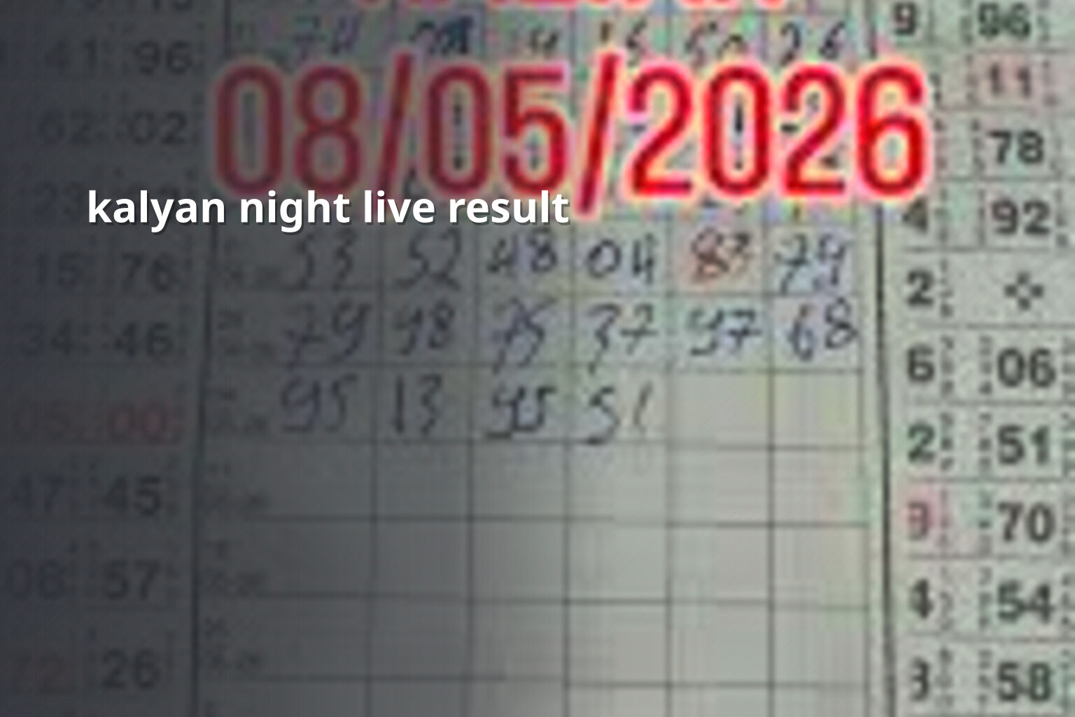 kalyan night live result - matka_satta